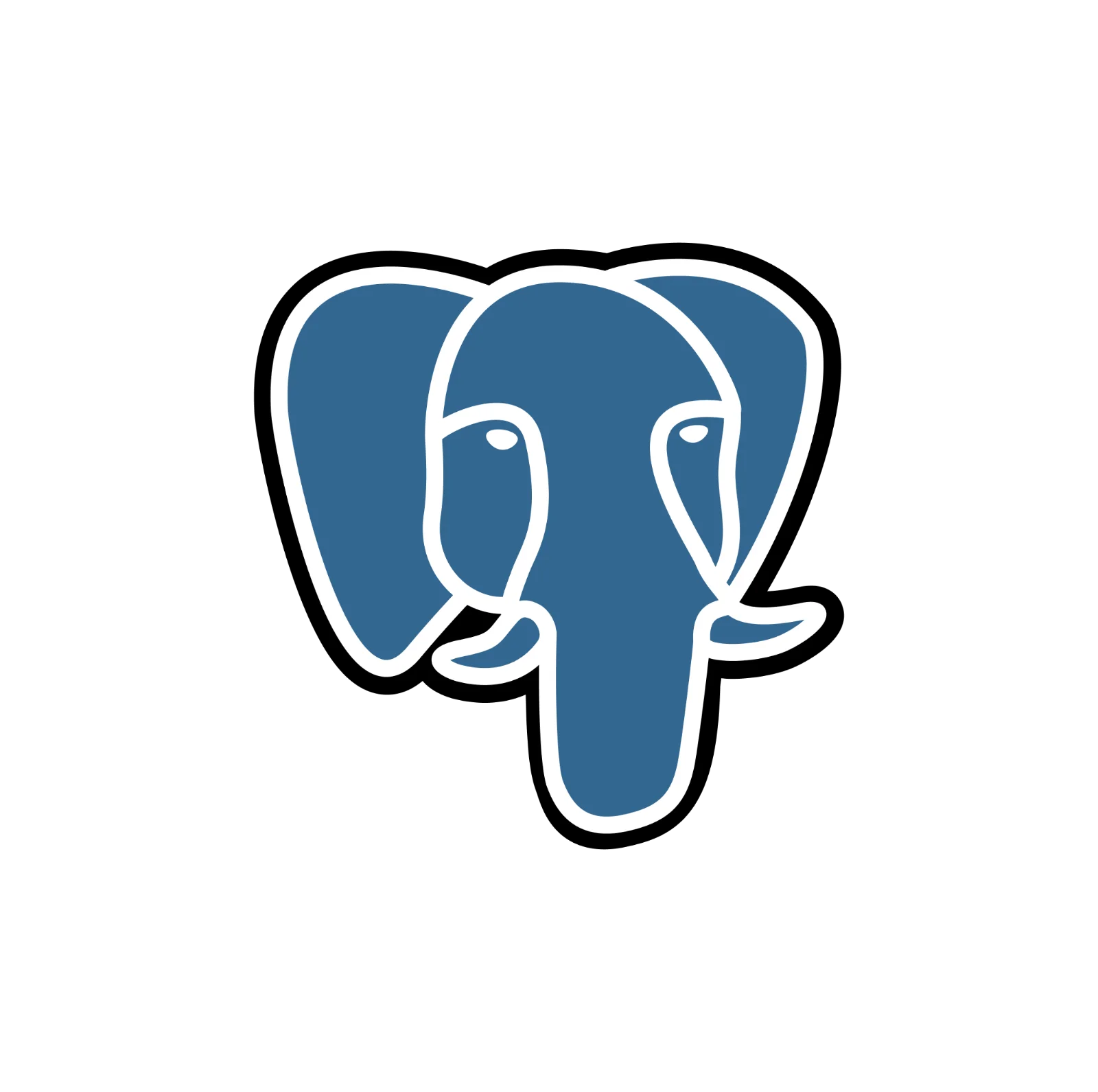 PostgreSQL Elephant Logo Free PNG