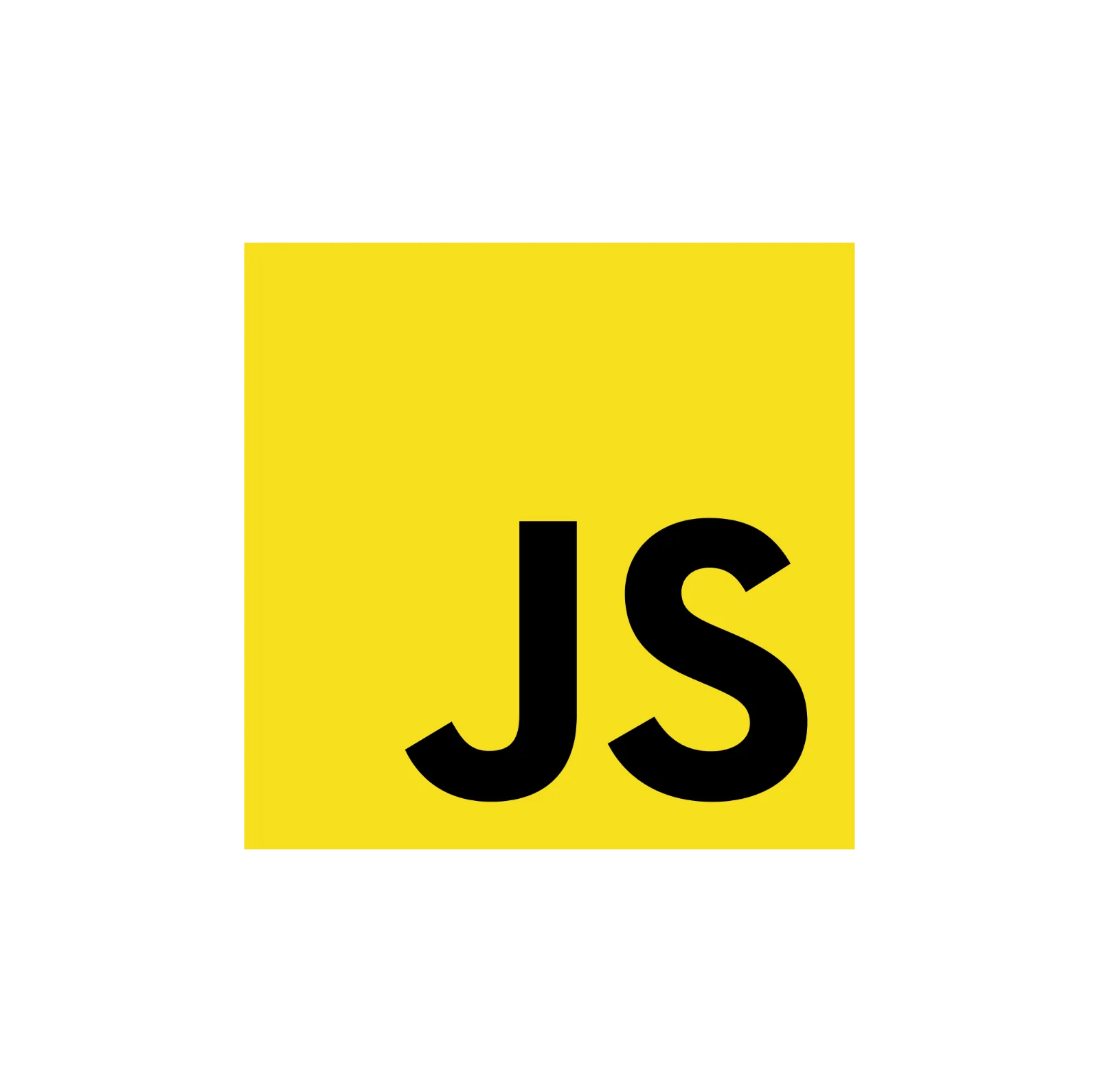 JavaScript JS Logo on Yellow Square Free PNG