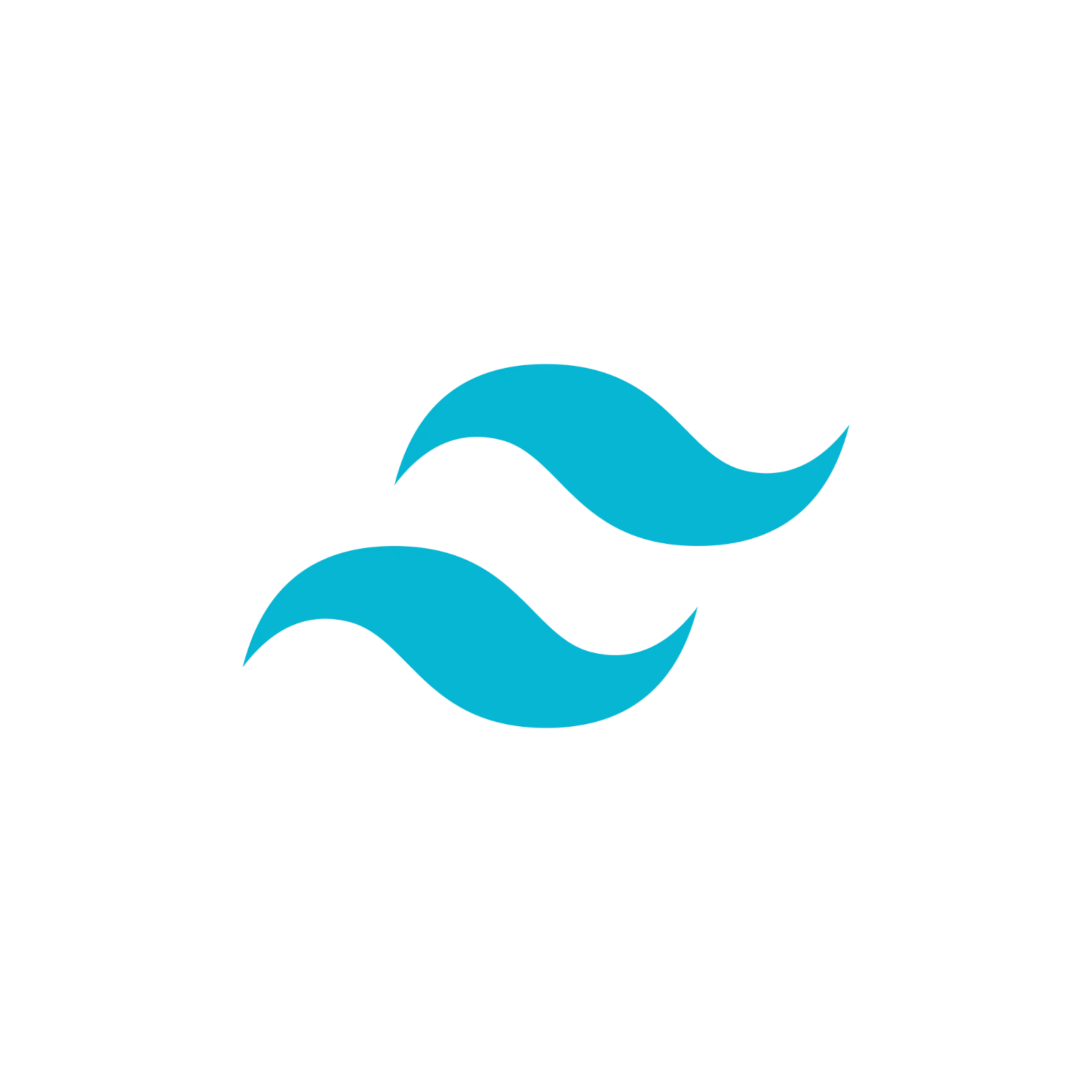 Tailwind CSS Wave Logo Free PNG