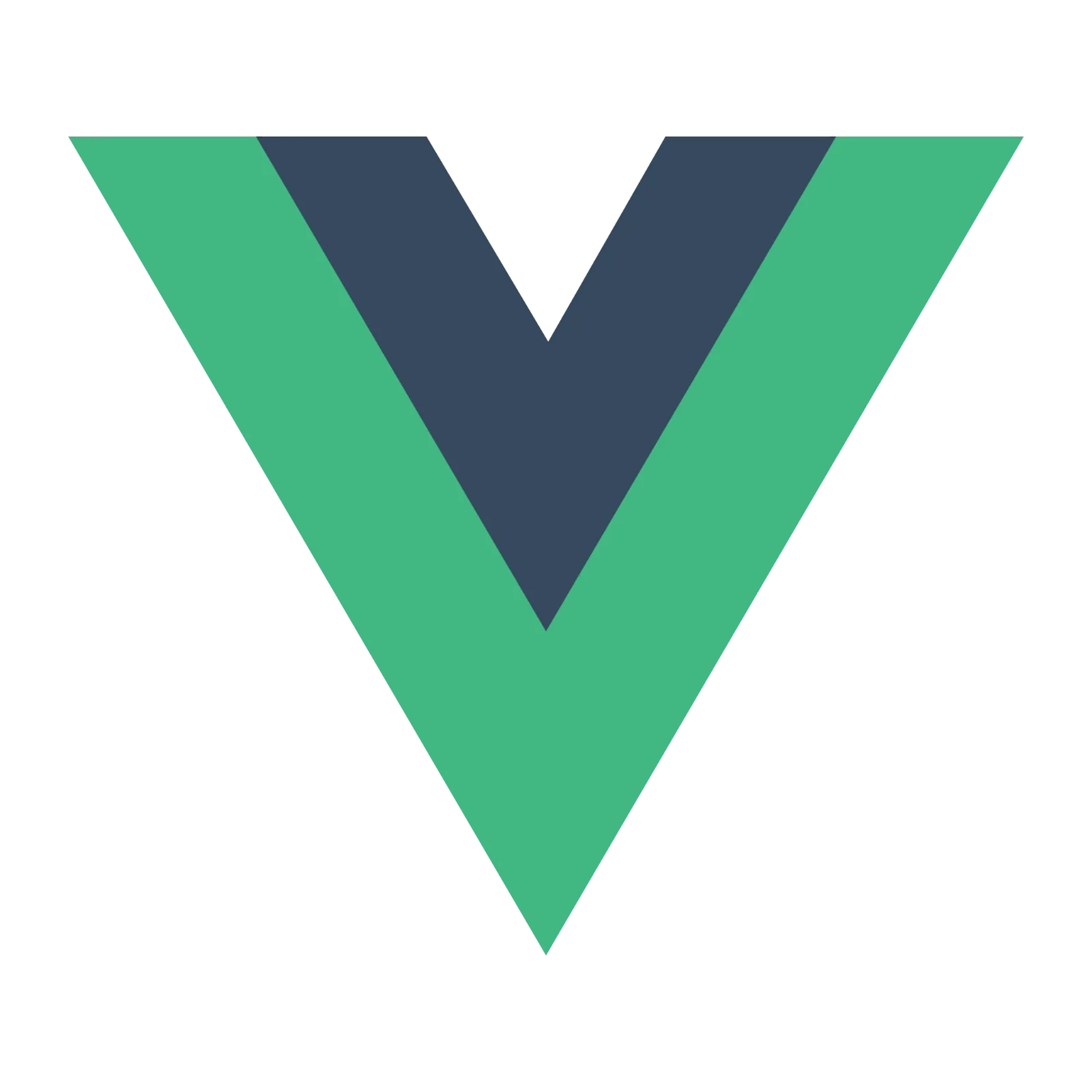 Vue.js Green V Framework Logo Free PNG