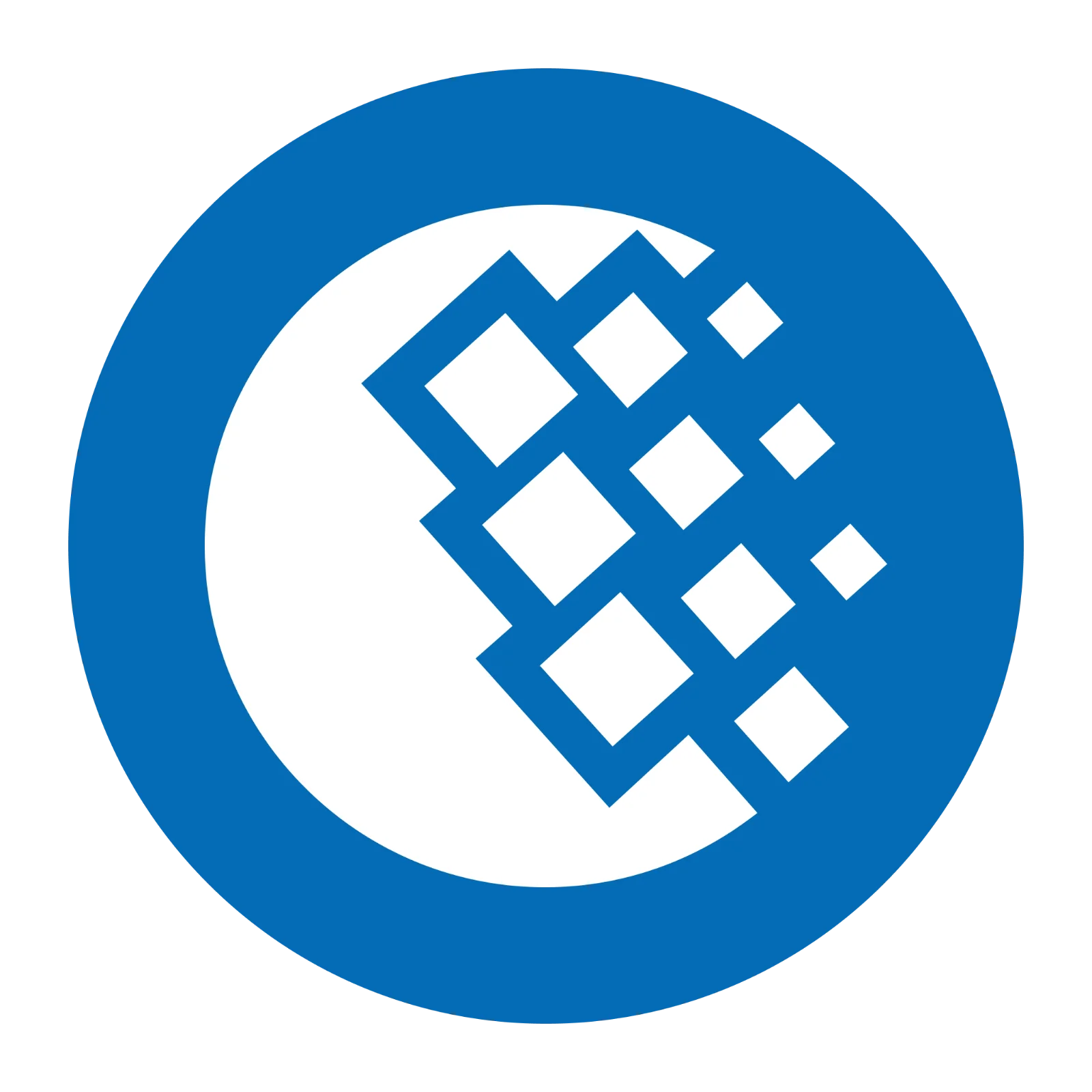 WebMoney Blue and White Logo Free PNG