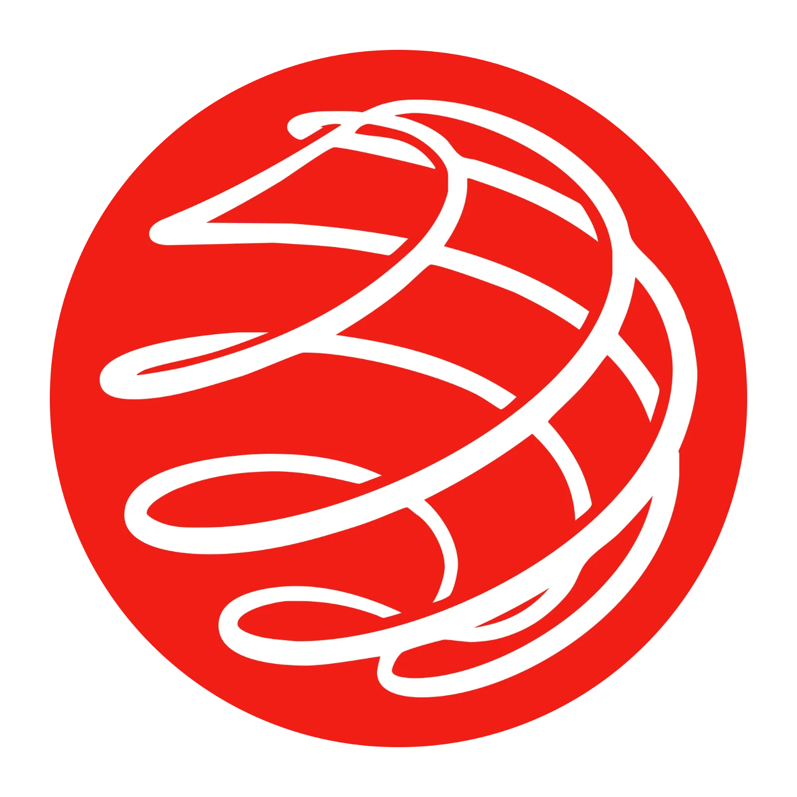 Abstract Globe and Network Emblem Free PNG