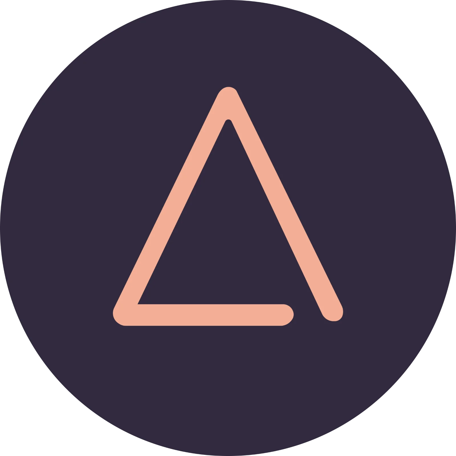 Agrello Delta DLT Emblem on Purple Circle Free PNG