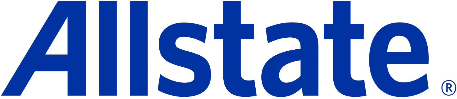 Allstate Blue Wordmark Logo Free PNG