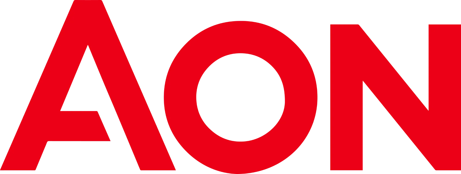 Aon Red Wordmark Logo Free PNG