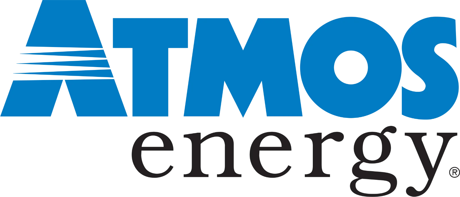 Atmos Energy Blue Wordmark Logo Free PNG