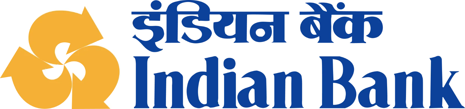 Indian Bank Logo with Hindi Text Free PNG