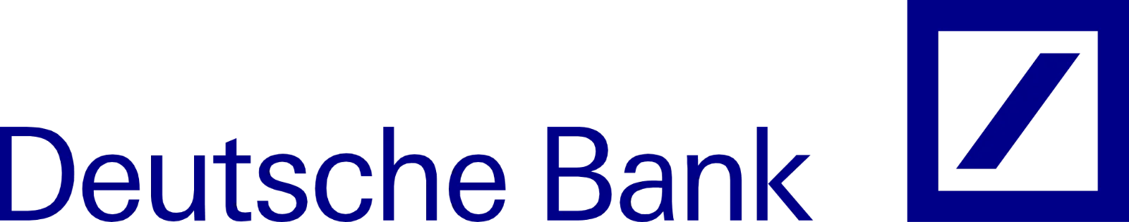 Deutsche Bank Logo on Black Background | Free PNG