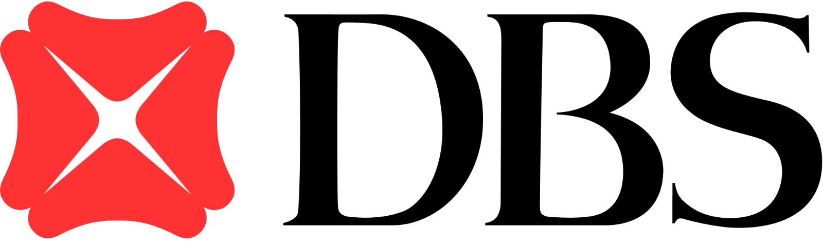 Red Bank Logo with White Four-Point Star | Free PNG