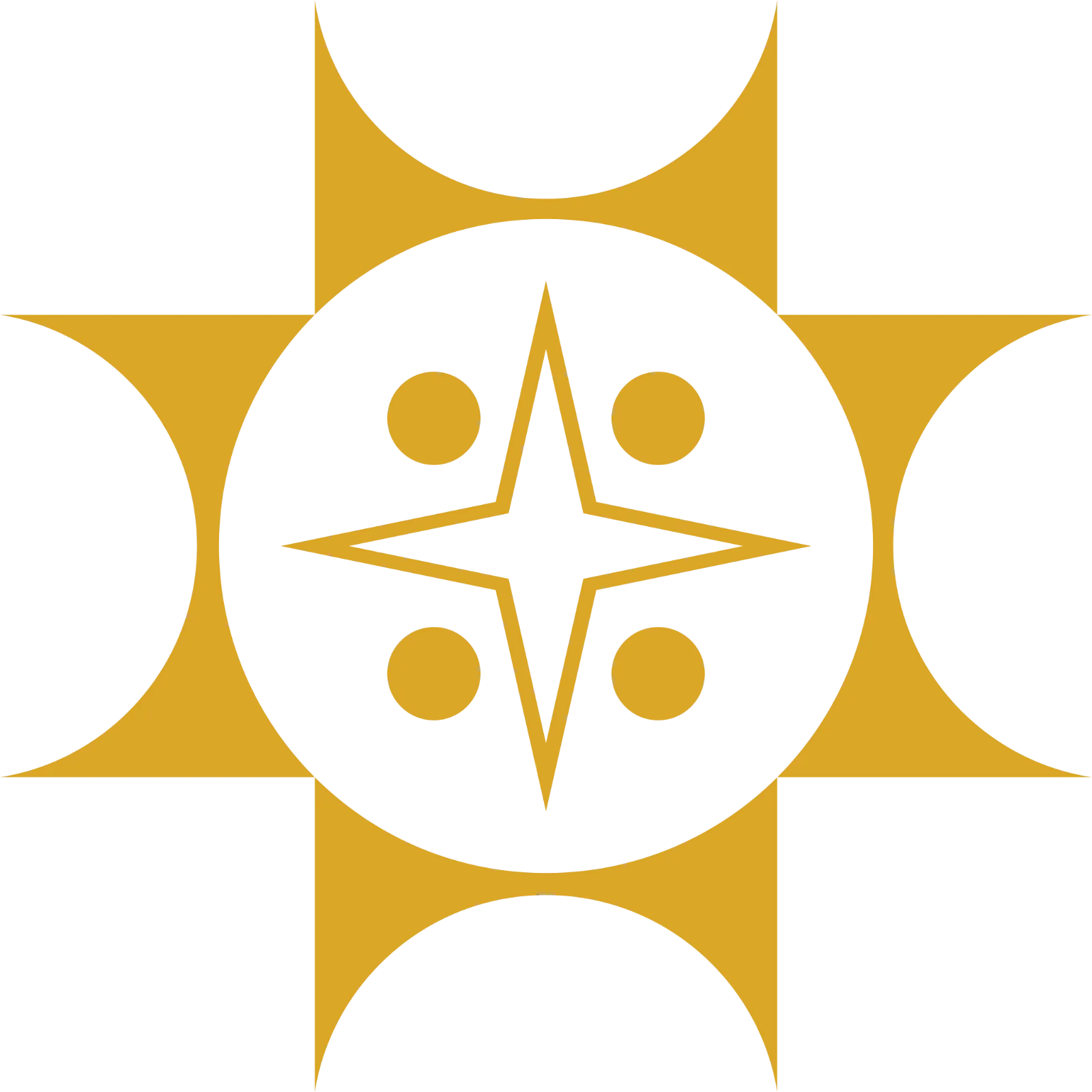 Gold Geometric Bank Emblem Free PNG