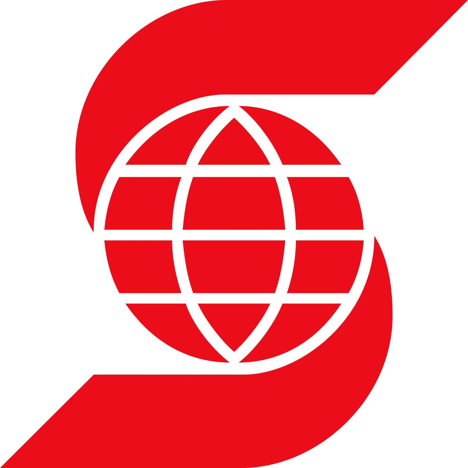 Red Globe Bank Emblem Free PNG