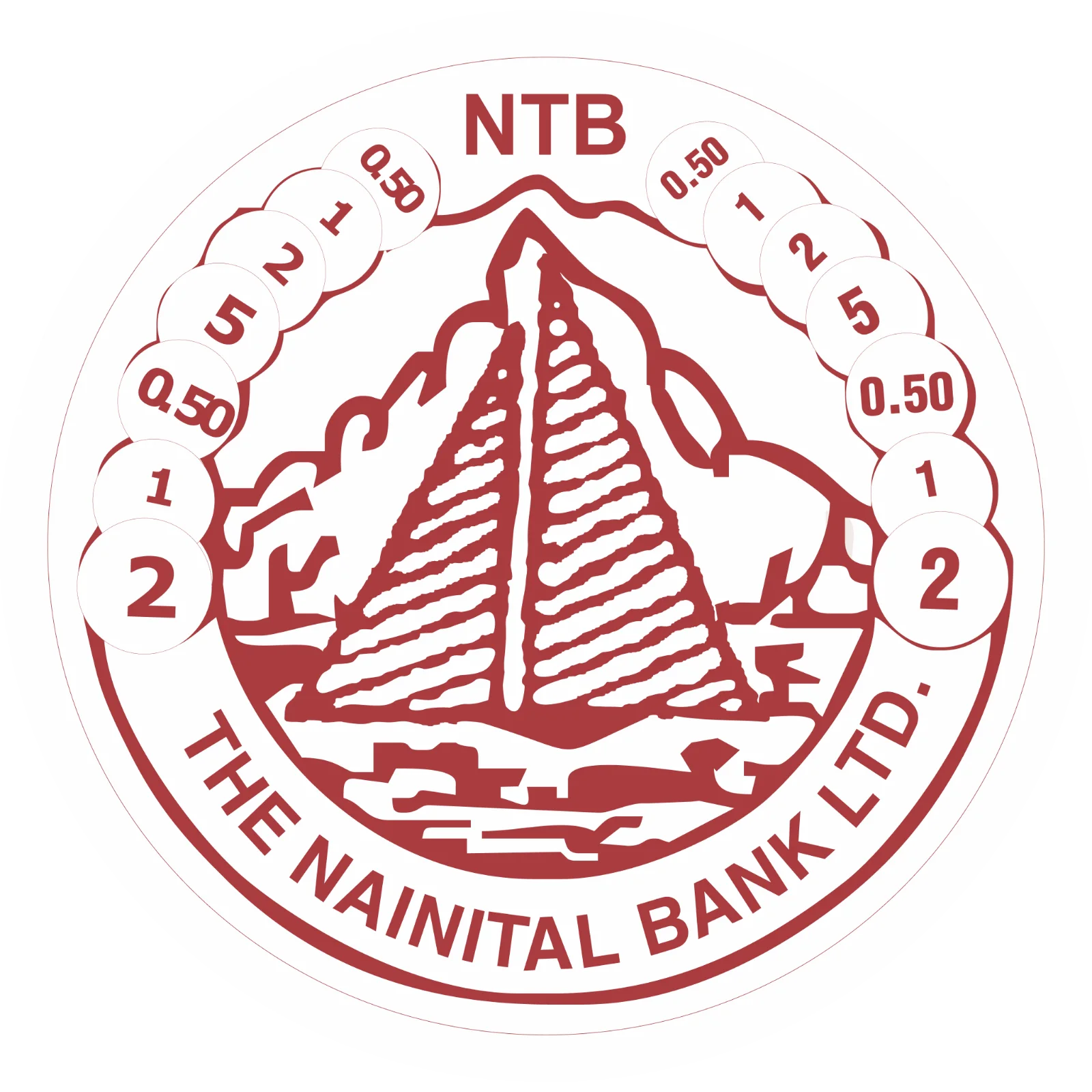 Nainital Bank Mountain Emblem Logo | Free PNG