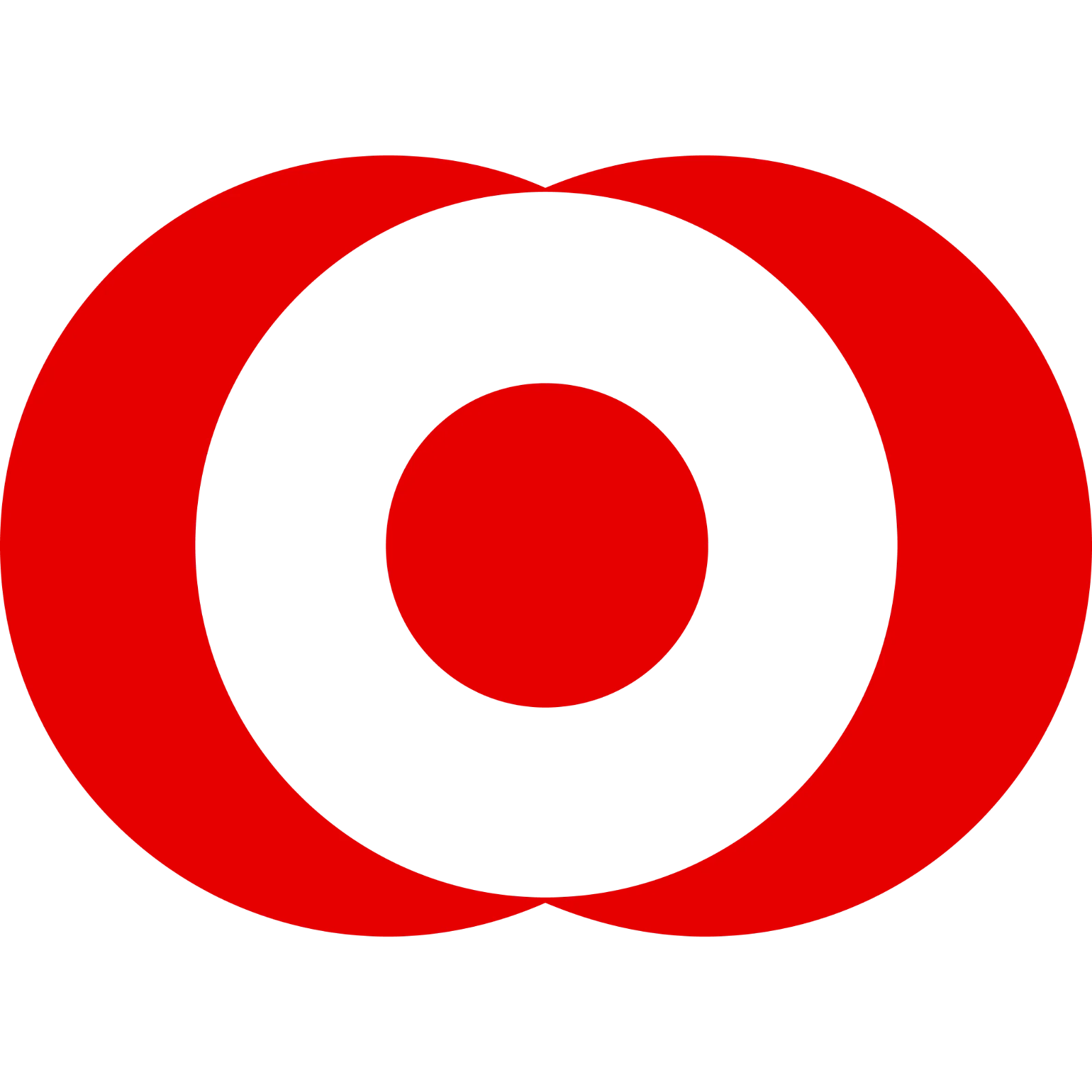 Red Interlocking Circular Emblem Free PNG