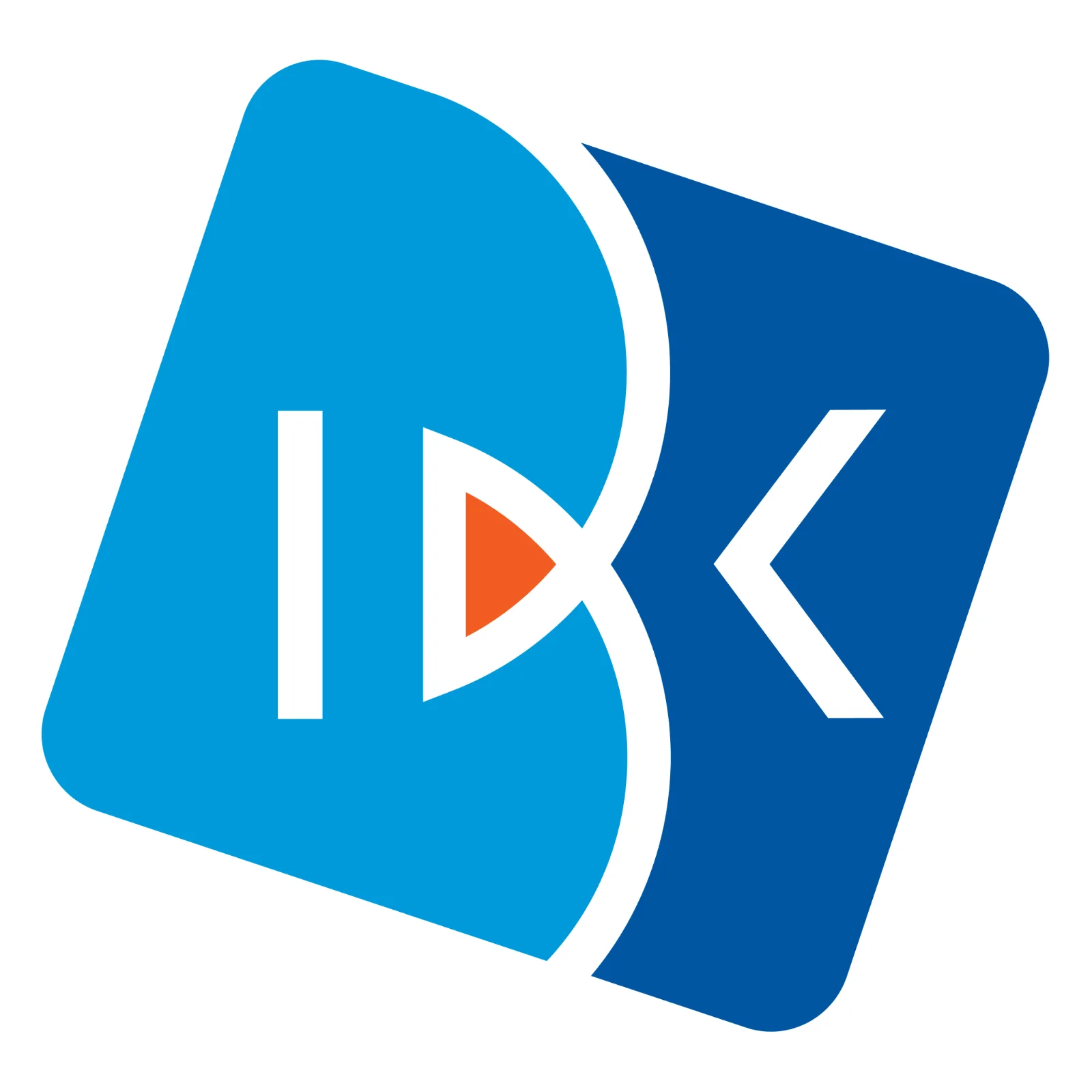 Blue Geometric Bank Emblem Free PNG