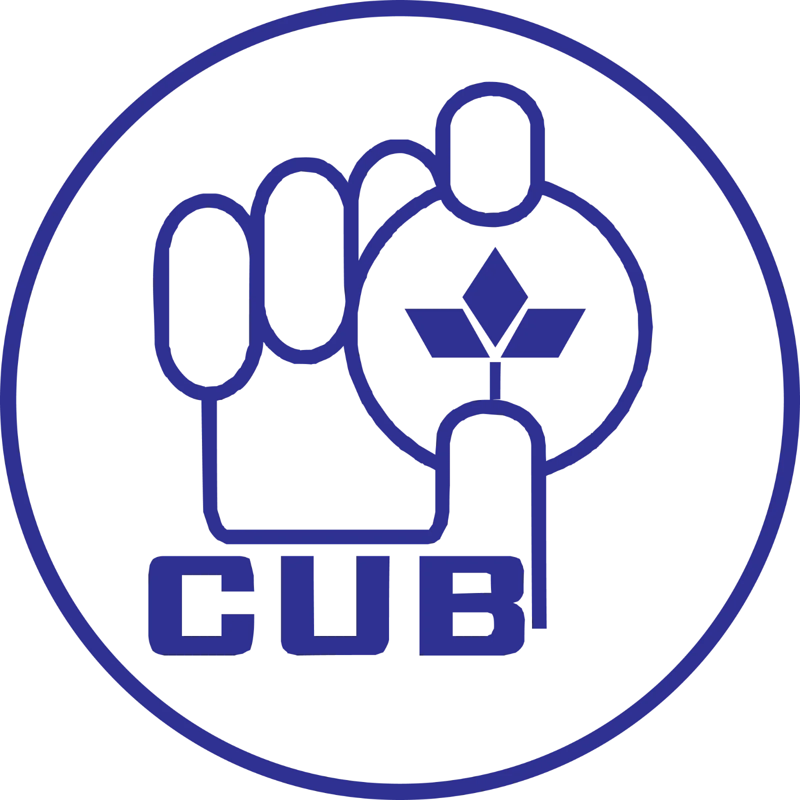 CUB Circular Blue Emblem Logo Free PNG