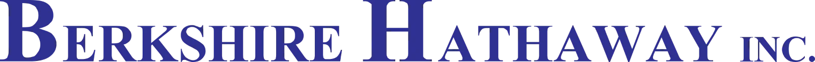 Berkshire Hathaway Inc. Blue Wordmark Free PNG