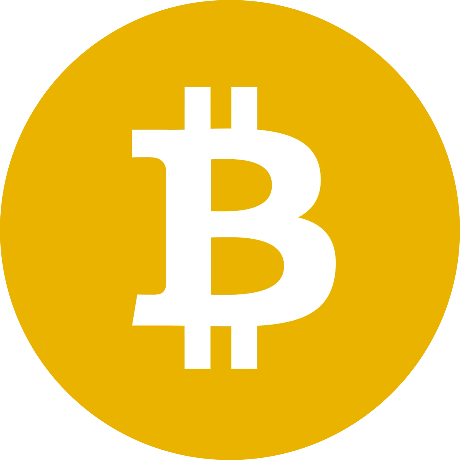 Bitcoin SV BSV Logo in Gold Circle Free PNG