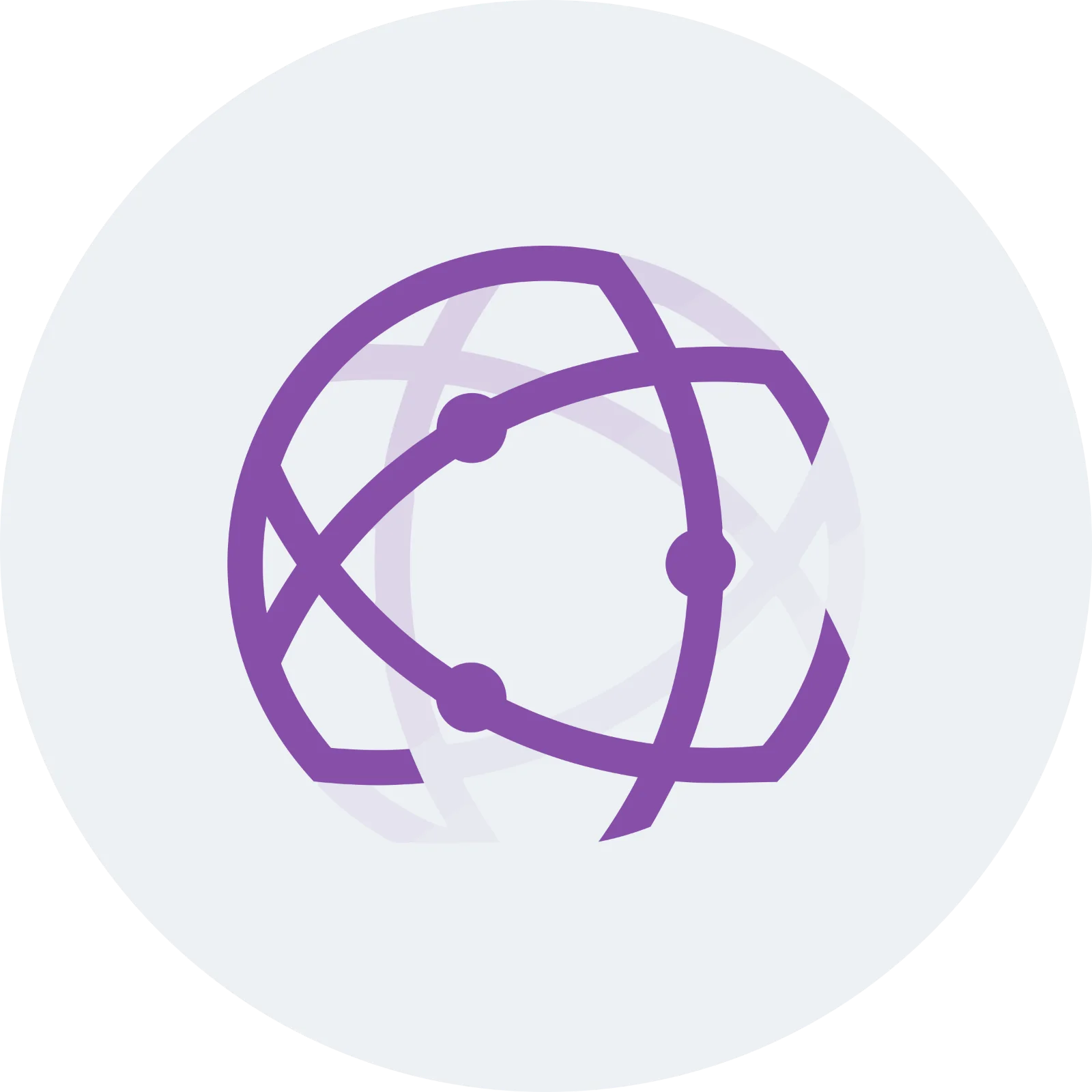 BTU Protocol Purple Network Emblem Free PNG