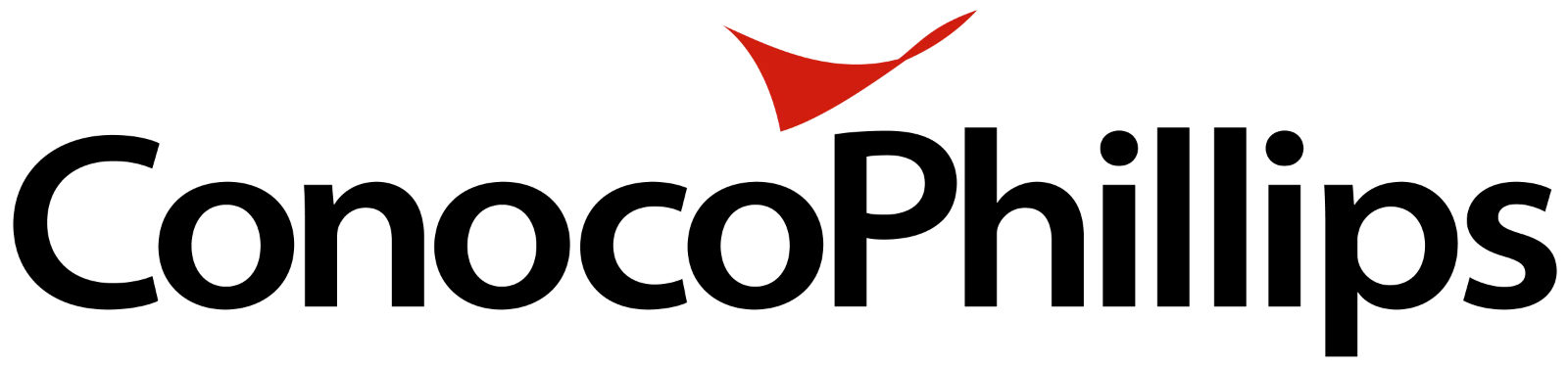 ConocoPhillips Red Swoosh Logo Mark Free PNG