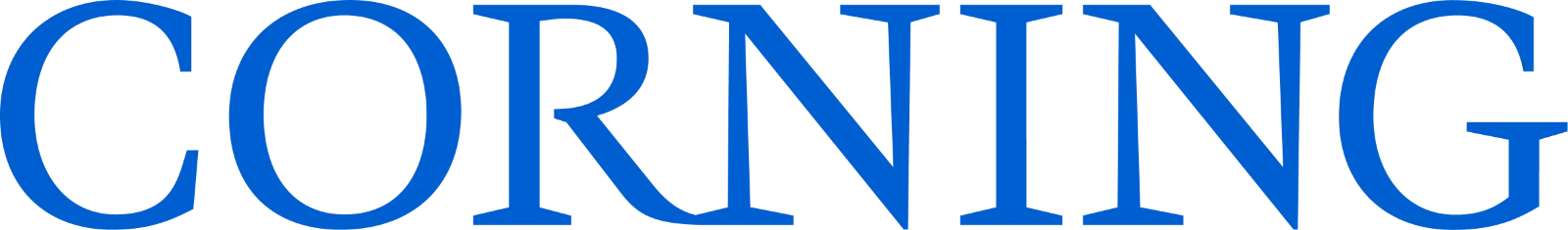 Corning Blue Wordmark Free PNG