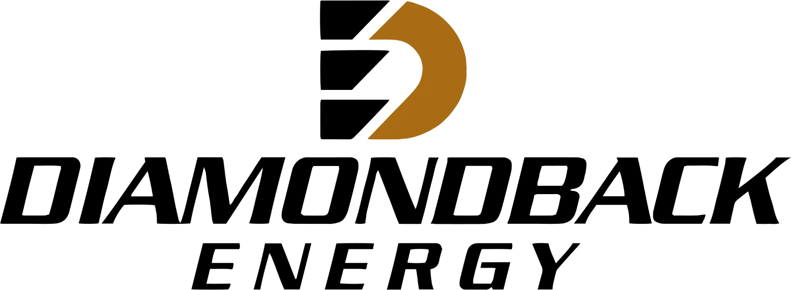 Diamondback Energy Gold Abstract Logo Mark Free PNG