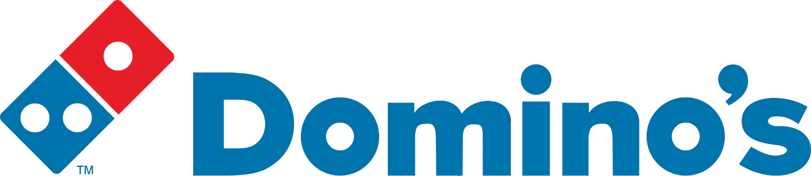 Domino's Pizza Logo with Domino Tile | Free PNG
