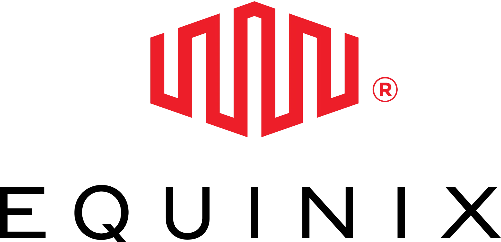 Equinix Red Geometric Logo Free PNG