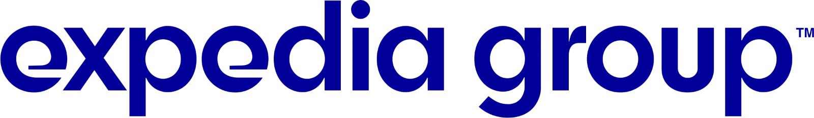 Expedia Group Blue Wordmark Logo Free PNG