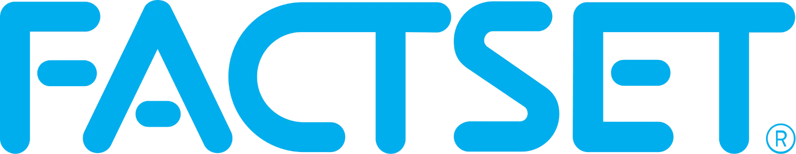 FactSet Research Systems Cyan Logo Free PNG