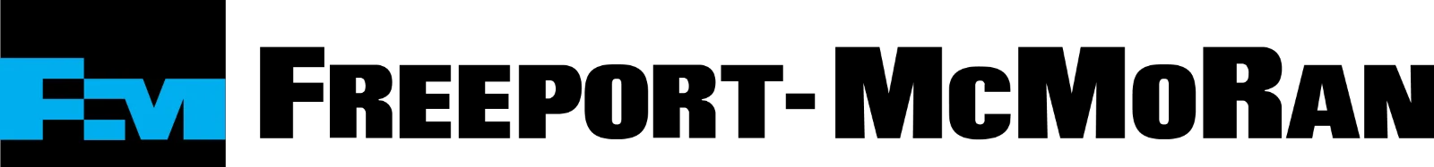 Freeport-McMoRan Geometric Logo on Black | Free PNG