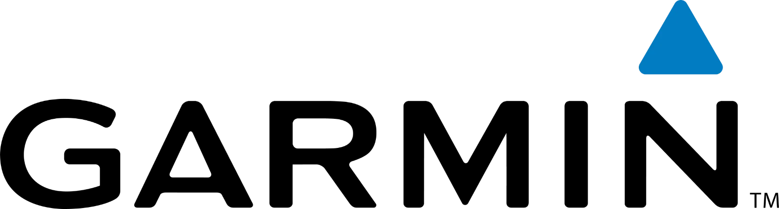 Blue Garmin Triangle Logo Free PNG