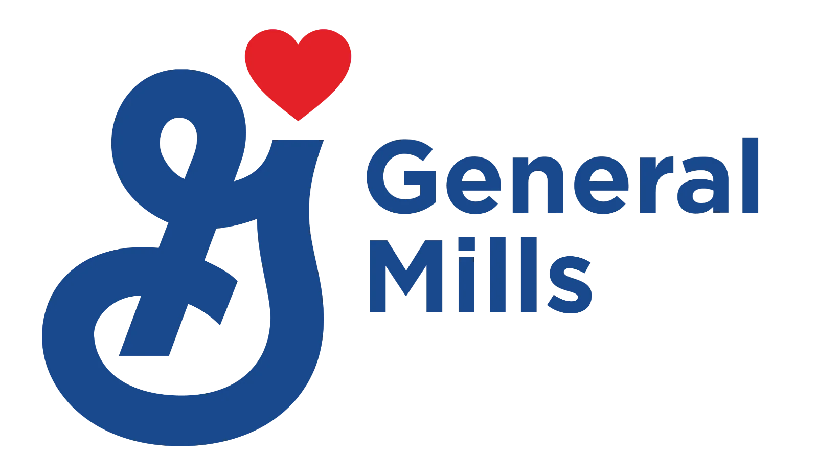 General Mills Logo with Red Heart Free PNG