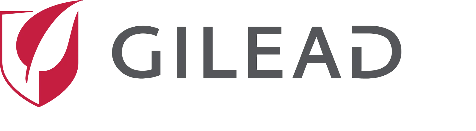 Gilead Sciences Logo with Red Shield Free PNG