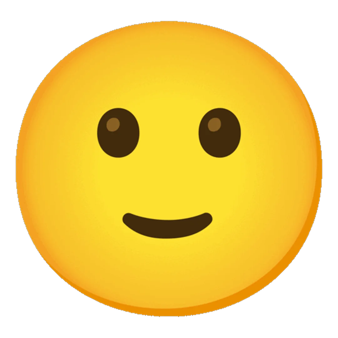 Yellow Smiling Face Emoji Free PNG