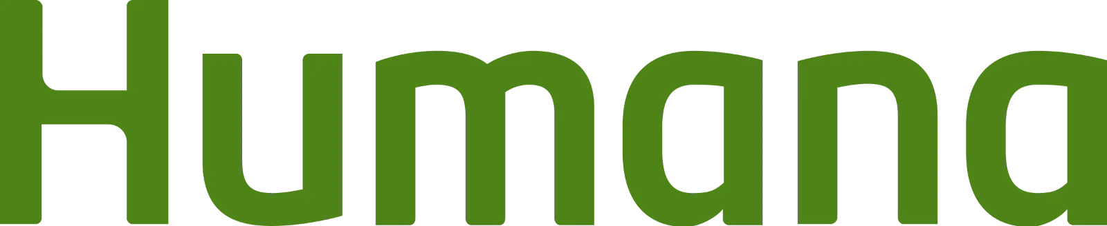 Humana Green Wordmark Free PNG