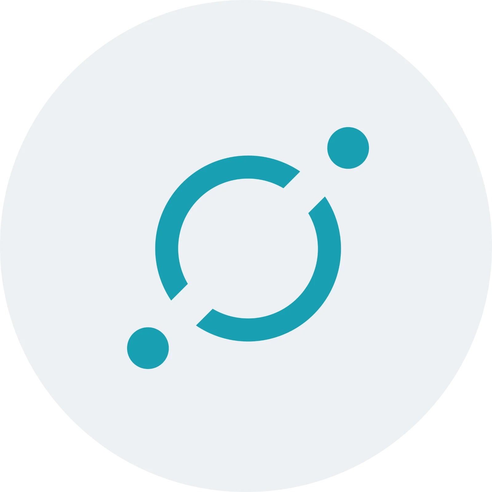 ICON (ICX) Cryptocurrency Logo Free PNG