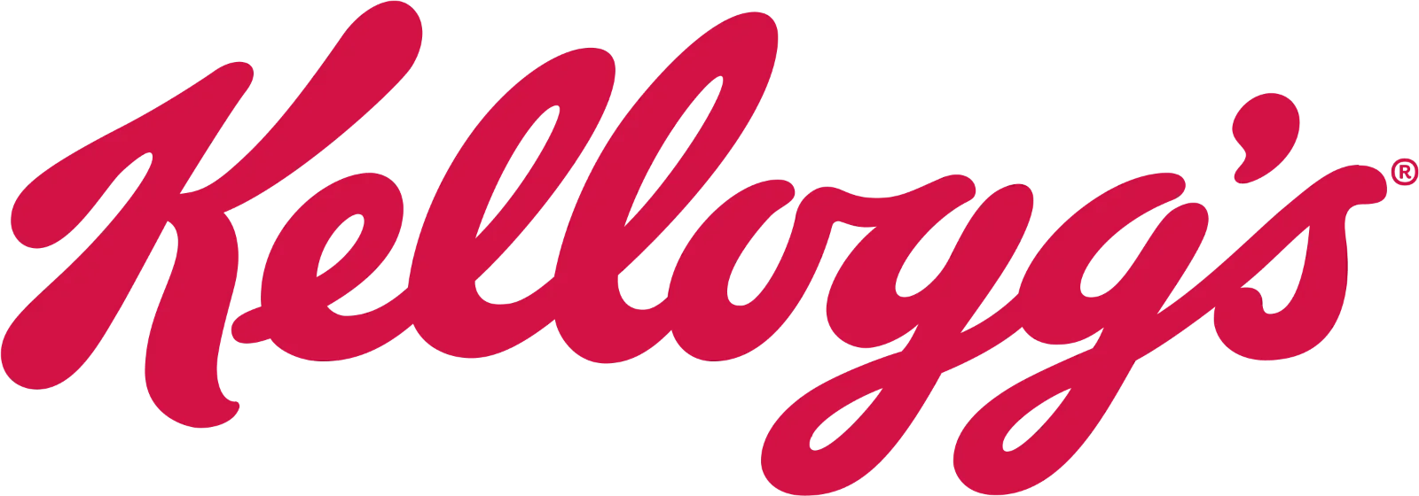 Kellogg’s Red Script Wordmark on Black | Free PNG