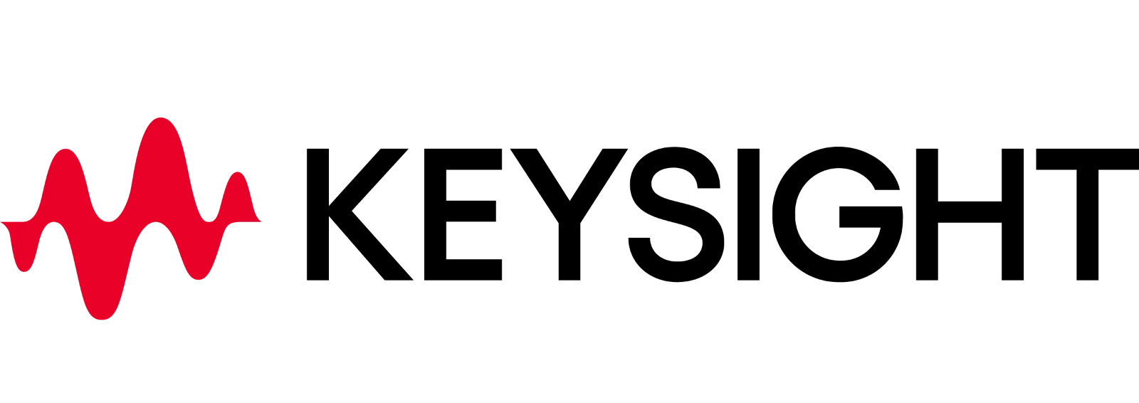 Keysight Technologies Red Waveform Logo Free PNG