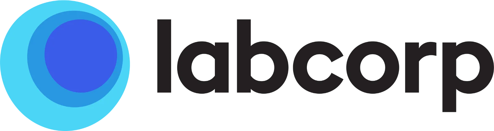 Labcorp Wordmark and Blue Emblem Free PNG