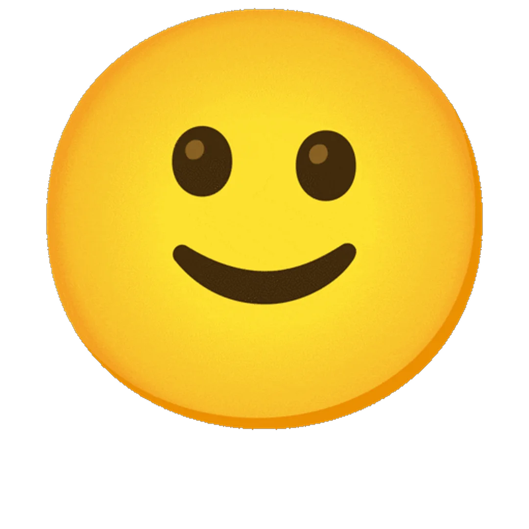 Cheerful Yellow Smiley Face Free PNG