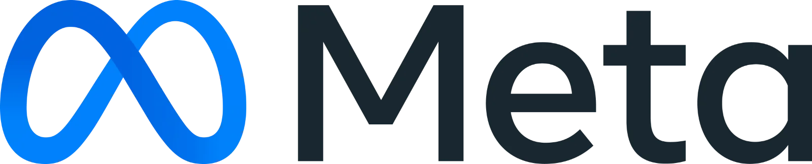 Meta Logo with Blue Infinity Symbol Free PNG