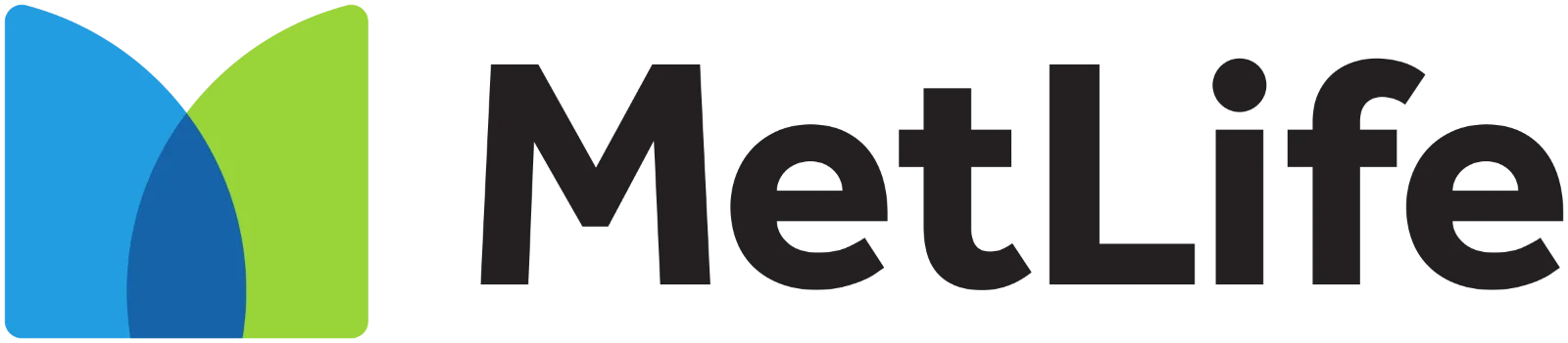 MetLife Logo with Blue and Green Emblem - Free PNG