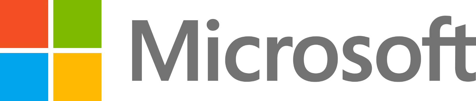 Microsoft Logo with Four-Color Window Icon Free PNG