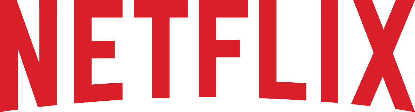 Netflix Red Wordmark Logo Free PNG