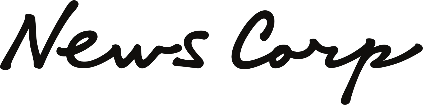 News Corp Script Wordmark Free PNG