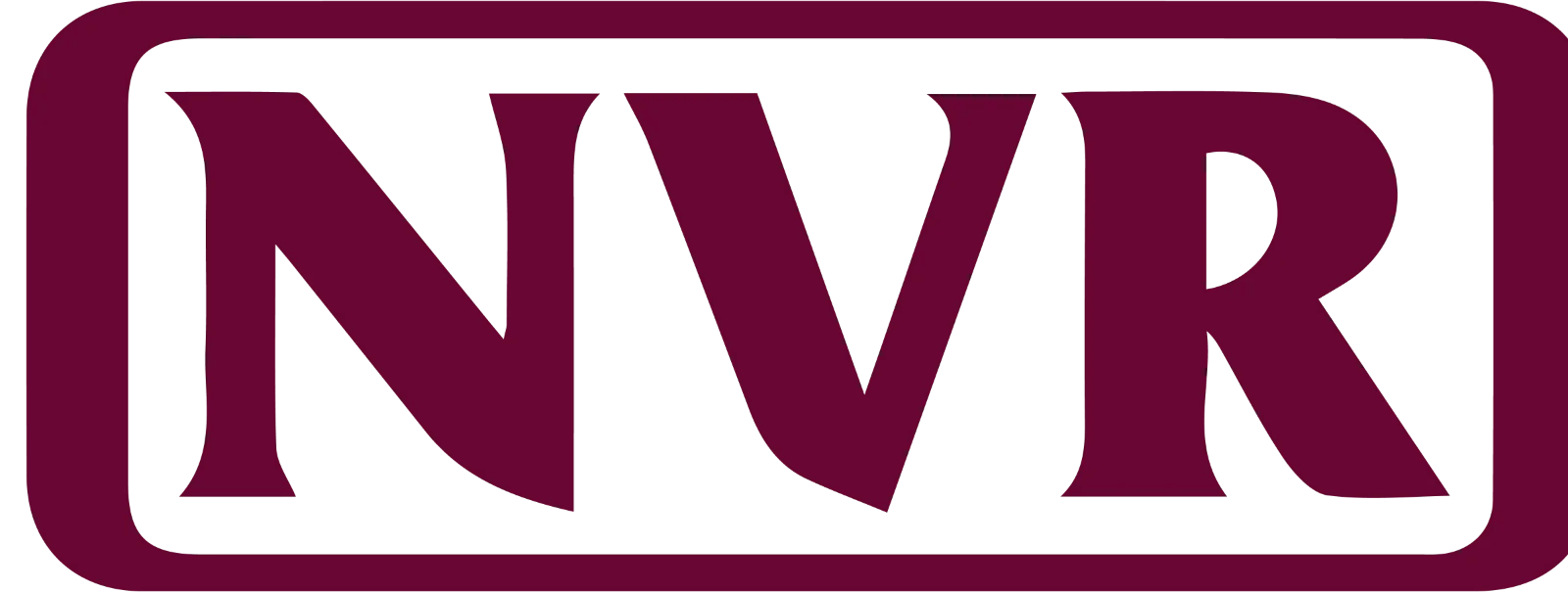 NVR Inc. Burgundy Wordmark Logo | Free PNG