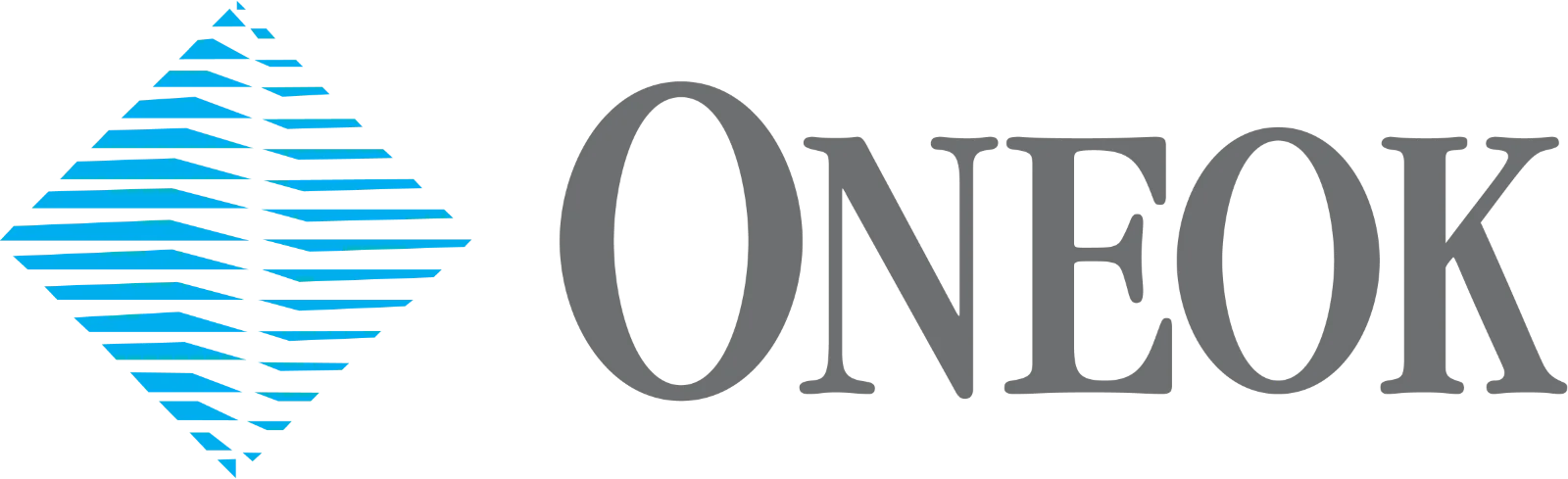 ONEOK, Inc. Logo with Blue Striped Emblem Free PNG