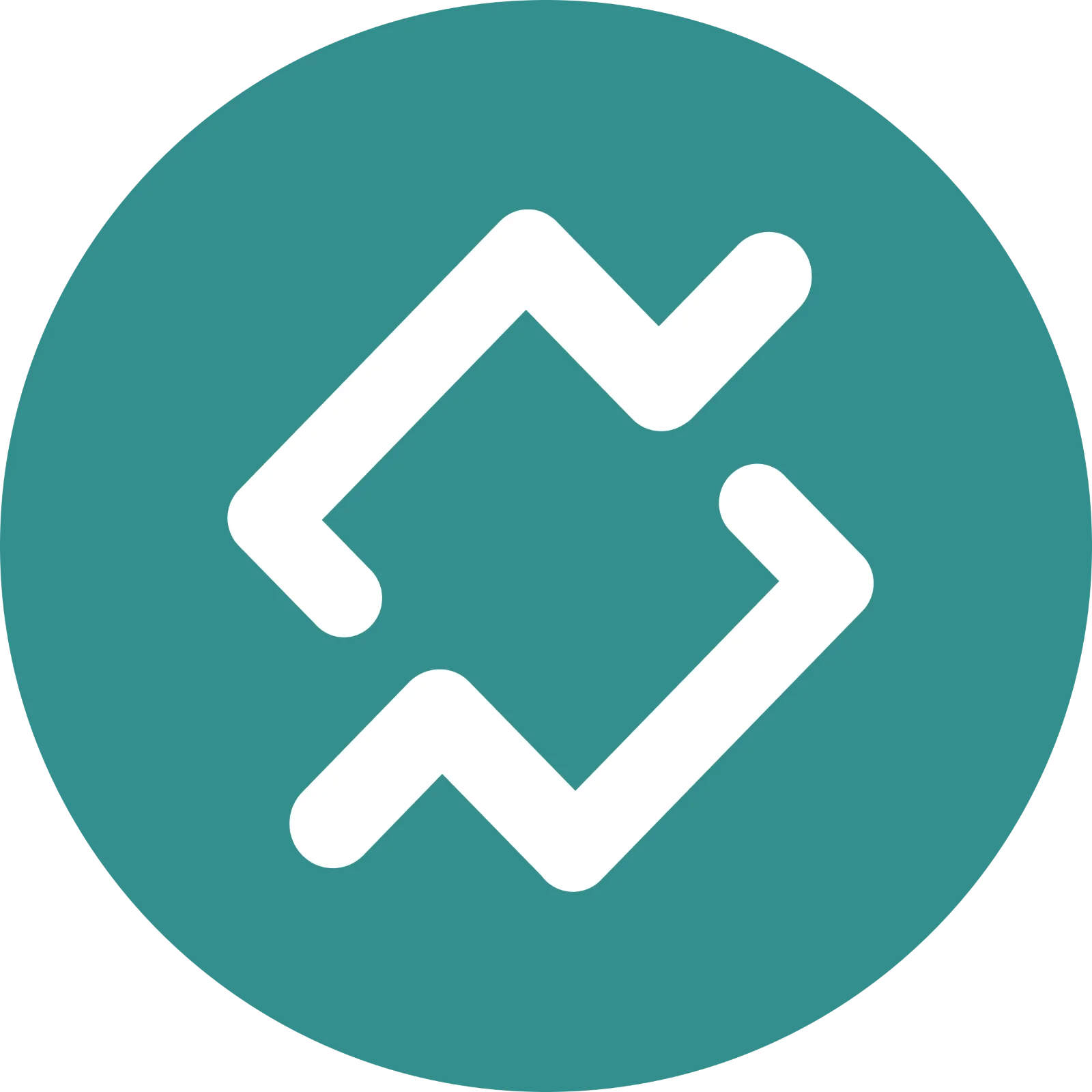 PayPie (PPP) Teal Cryptocurrency Logo Free PNG