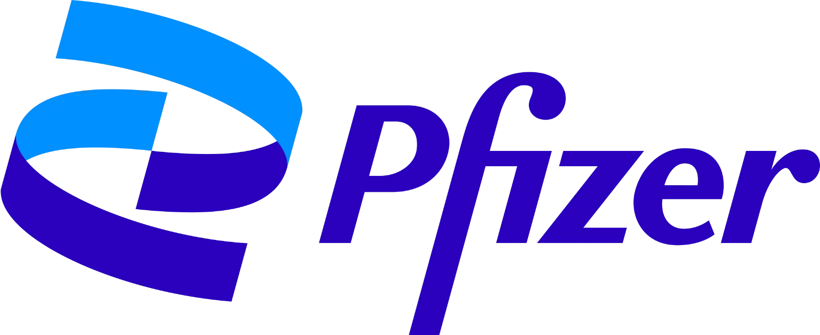Pfizer Logo and Ribbon Emblem Free PNG