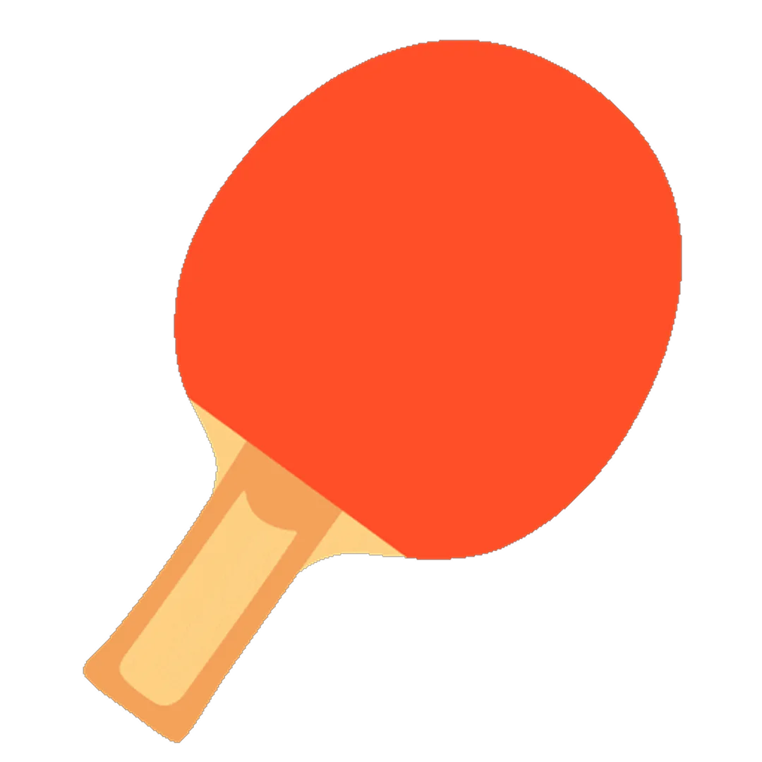 Red Table Tennis Paddle Illustration | Free PNG